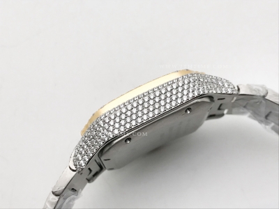 Santos 40mm Dia Dia/Dia/YG Dia-YG/Blk-Rm TWF MY8215