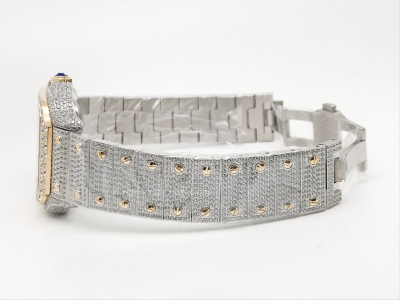 Santos 40mm Dia Dia/Dia/YG L-Blue/Dia-Rm TWF MY8215