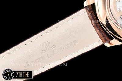 Jaeger Lecoultre Grande Ultra Thin 1548420 White Dial with Stick & Numeral Markers 18K Rose Gold Thick Plated Case