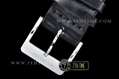 Nomos Tangomat 38mm White Dial with Numeral/Stick Numerals (Red "12" Numeral) Leather strap