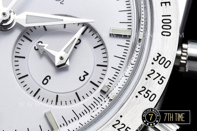 Omega SpeedMaster '57 White Dial with SS Stick Markers Solid Stainless Steel 316L Bracelet