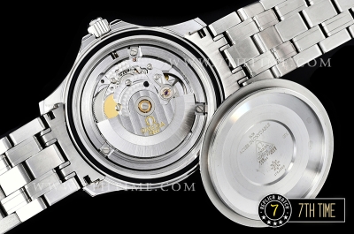 Seamaster Diver 300m Co-Axial  Black Ceramic Bezel Black Dial with Dot Markers Solid Stainless Steel 316F Bracelet