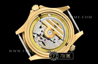 Seamaster Commander 007 18K Yellow Gold Thick Plated on SS Steel Case Ceramic Bezel White Commander Series Dial with Blue Hands & 007 Insignia Seconds Hand NATO Commander Nylon Strap
