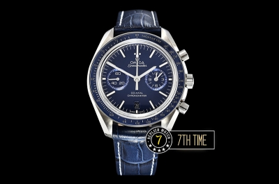 Omega SpeedMaster MoonWatch Chronograph Blue Ceramic Bezel Blue Dial, Blue Subdial with Stick Markers