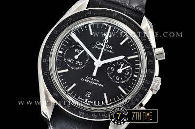Omega SpeedMaster MoonWatch Chronograph Black Ceramic Bezel Black Dial, Black Subdial with Stick Markers & White Speedmaster Wording