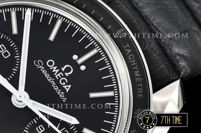 Omega SpeedMaster MoonWatch Chronograph Black Ceramic Bezel Black Dial, Black Subdial with Stick Markers & White Speedmaster Wording