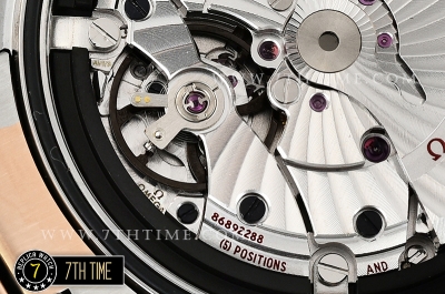 Aqua Terra 150M GMT Rose Gold Plated Smooth Bezel Brown Textured Dial with SS Stick Markers 18K Two Tone Rose Gold Thick Plated on SS Steel Case And Bracelet
