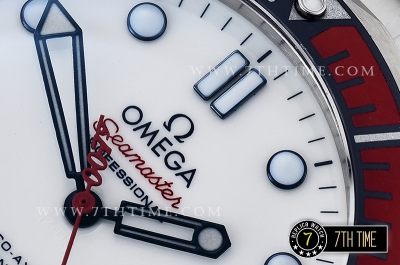 Seamaster 007 Commander Ultimate Edition Blue Ceramic Bezel White Commander Series Dial with Blue Hands & 007 Insignia Seconds Hand