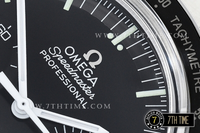 SpeedMaster Alaska Project III Black Metallic Tachymeter Bezel with Numerals Black Dial with Subdials Solid Stainless Steel 316L Bracelet