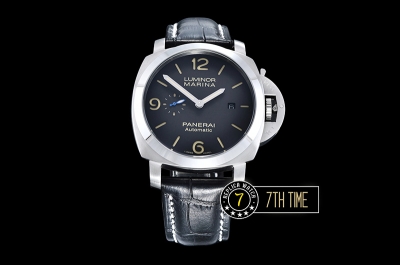 PAM312 1950 3 Days Auto SS/LE Black Dial Asia 23J