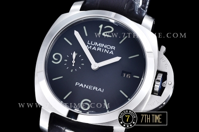 PAM312 1950 3 Days Auto SS/LE Black Dial Asia 23J