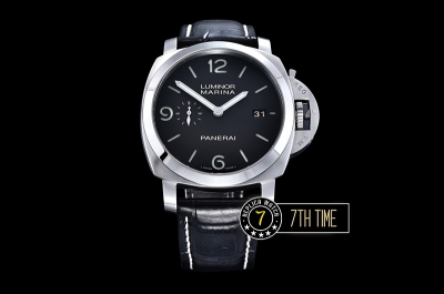 PAM312 Lum. 1950 3 Days SS/LE Black Dial Super Clone P9000
