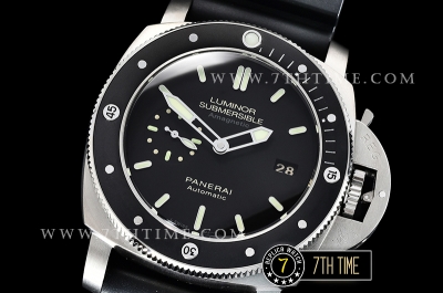 PAM389 Submersible AMagnetic TI/RU Black Dial Mod.P9000