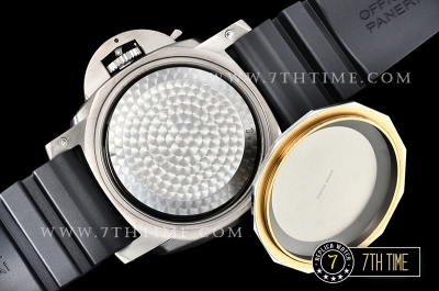PAM389 Submersible AMagnetic TI/RU Black Dial Mod.P9000