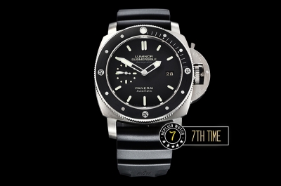 PAM389 Submersible AMagnetic TI/RU Black Dial Mod.P9000