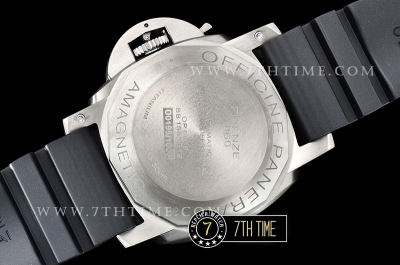 PAM389 Submersible AMagnetic TI/RU Black Dial Mod.P9000