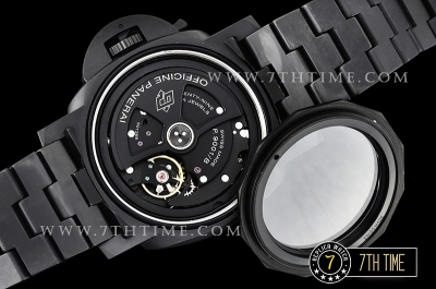 PAM438 Luminor Tuttonero 1950 GMT Ceramica Black Dial P9001