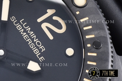 PAM616 CarboTech Submersible FC/RU Black Dial A7750 P9000