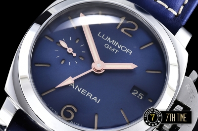 PAM688 Luminor 1950 3 Days GMT SS/LE Blue Dial P9001