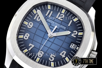 Aquanaut 40mm Ref. 5167 SS/RU Blue Checkered Dial A2824