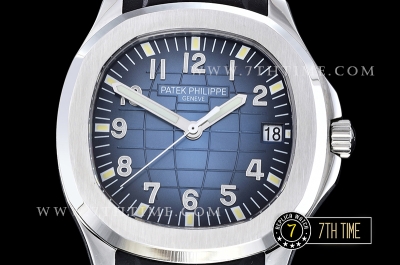 Aquanaut 40mm Ref. 5167 SS/RU Blue Checkered Dial A2824