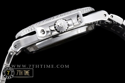 Nautilus Jumbo Ref.5711 Diamonds SS/SS Diamond Crested Dial MY9015 Mod