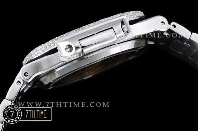 Nautilus Jumbo Ref.5711 Diamonds SS/SS Diamond Crested Dial MY9015 Mod