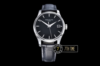 Calatrava Ref.5227 SS/LE Black Dial MY9015 Mod