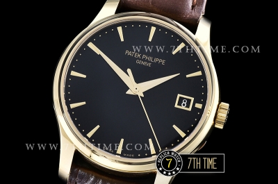 Calatrava Ref.5227 YG/LE Black Dial MY9015 Mod