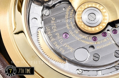 Calatrava Ref.5227 YG/LE Black Dial MY9015 Mod