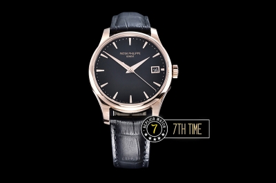 Calatrava Ref.5227 RG/LE Black Dial MY9015 Mod