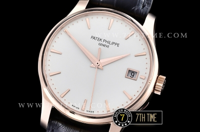 Calatrava Ref.5227 RG/LE White Dial MY9015 Mod