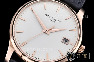 Calatrava Ref.5227 RG/LE White Dial MY9015 Mod