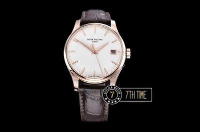 Calatrava Ref.5227 RG/LE White Dial MY9015 Mod