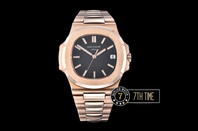 Nautilus Ref.5711 40mm RG/RG Black Dial MY9015 Mod