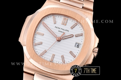 Nautilus Ref.5711 40mm RG/RG White Dial MY9015 Mod