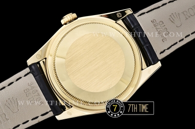 DayDate 36mm YG/LE Black Roman Dial A2836