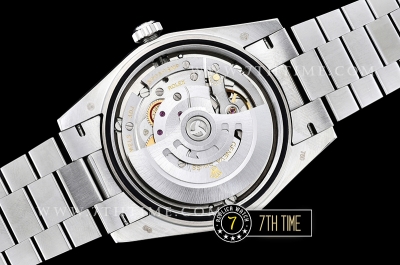 DayDate 40mm SS/SS Blue Stick Dial Smooth Bezel A2836 Mod3255