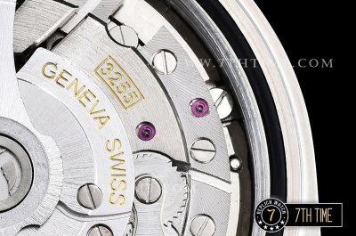 DayDate 40mm SS/SS Blue Stick Dial Smooth Bezel A2836 Mod3255