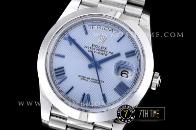 DayDate 40mm SS/SS Glacier Roman Dial A2836 Mod3255