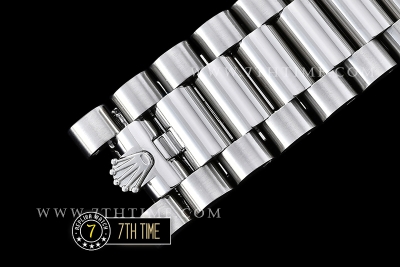 DayDate 40mm SS/SS Green Dial Roman Markers Fluted Bezel A2836 Mod3255
