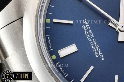 Oyster Perpetual 39mm 114300 Blue Dial with Stick Markers 904L Asia 3132