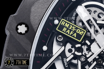 Richard Mille RM035-02 Rafael Nadal Black FC/VRU Black Miyota Mod