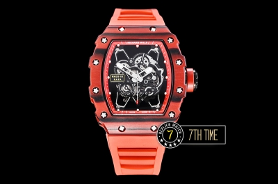 Richard Mille RM035-01 Rafael Nadal Red FC/VRU Blk/Red Miyota Mod Red Inner Bezel Rehaut