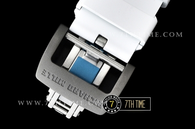 Richard Mille RM055 Bubba Watson FC/TI/RU Skeleton White MY8215 Mod White Crown