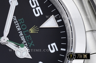 Basel 2016 AirKing Ref.116900 40mm SS/SS Asia 3131Black Dial with Large Numerals