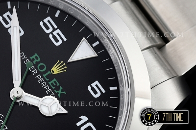 Basel 2016 Air King 40mm Ref.116900 Black Dial with Large Numerals Asia 2836