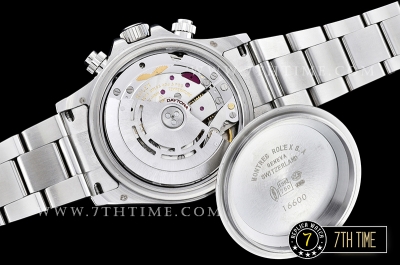 Daytona Plat Diamonds Ceramic Bezel SS/SS Ice Blue Dial A7750 Mod