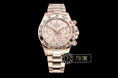 Daytona RG Diamond Baugette RG/RG Rose Gold Dial A7750