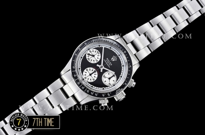 Daytona Ref.6263 Paul Newman SS/SS Black/White Dial A7750